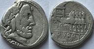 Roman Republic denarius L.Rubrius Dossenus -