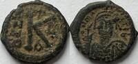Byzantine Empire 1/2e follis Maurice Tiberius 582-602 (Constantinople) -