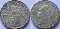 Nederland 2,5 gulden rough hair -