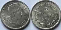 Spain (Euzkadi) two peseta with original lustre -