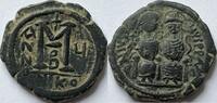 Byzantine Empire follis Justin II and Sophia 565-578 (Nicomedia) -