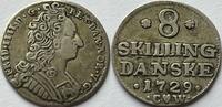 Danmark 8 skilling -