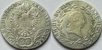 Austria twenty kreuzer superbe -