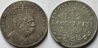 Italian-Eritrea two lire cleaned -