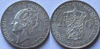 Nederland 2,5 gulden with rough hair -