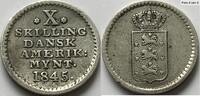 Danish West-Indies ten skilling -