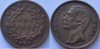 Sarawak one cent with original lustre! -