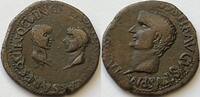Roman Empire dupondius Drusus and Nero (struck under Tiberius) -