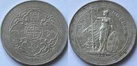 Great-Britain trade dollar nice toning -