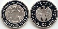 Deutschland 10 Euro BRD 10 Euro Silber 2005 A Fußball-WM Ausgabe III st -