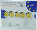 Deutschland 5x 2 Euro Deutschland 2 Euro 2018 ADFGJ PP (Spgl) OVP im Blister Helmut Schmidt -