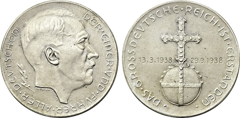 Großdeutsches Reich 1938 mattiert, UNC- | MA-Shops