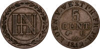Westfalen, Königreich 5 Centimes Westfalen, Königreich -