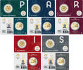 Frankreich 5 x 2 Euro Frankreich -