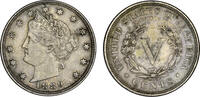 5 Cents 1889 USA USA sehr schön - vorzüglich
