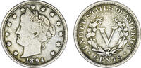 5 Cents 1894 USA USA schön
