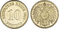 10 Pfennig 1905 Jaeger 13 Jaeger 13 bankfrisch
