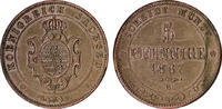 Sachsen, Albertiner 5 Pfennig Sachsen, Albertiner -