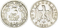 Weimarer Republik 3 Reichsmark Weimarer Republik -