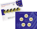 Deutschland 5x 2 Euro Deutschland -