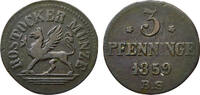 Rostock, Hansestadt 3 Pfennig Rostock, Hansestadt -