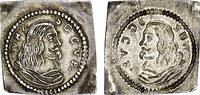 Sachsen Neu-Weimar, Herzogtum brakteatenförmige Silber-Klippe Sachsen Neu-Weimar, Herzogtum -