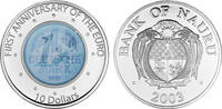 Nauru 10 Dollars 2003 Nauru Polierte Platte 86.72 US$  +  115.62 US$ shipping