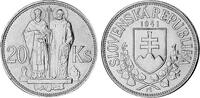 Slowakei 20 Kronen 1941 Slowakei vorz&uuml;glich 26.01 US$  +  115.62 US$ shipping