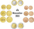 Deutschland Euro-KMS 2003 5 x 3,88 Euro Deutschland Euro-KMS 2003 -