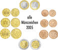 Deutschland Euro-KMS 2005 5 x 3,88 Euro Deutschland Euro-KMS 2005 -