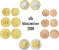 Deutschland Euro-KMS 2008 5 x 3,88 Euro Deutschland Euro-KMS 2008 -