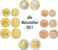 Deutschland Euro-KMS 2011 5 x 3,88 Euro Deutschland Euro-KMS 2011 -