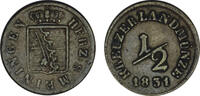 Sachsen-Meiningen, Herzogtum 1/2 Kreuzer Sachsen-Meiningen, Herzogtum -
