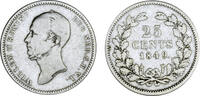 25 Cents 1849 Niederlande Niederlande sehr schön