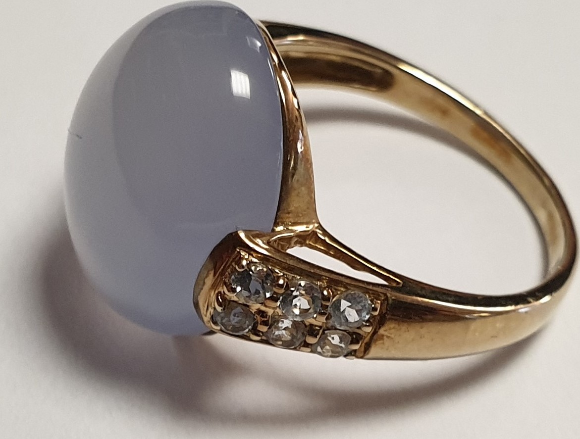 8 Karat Goldring 333er Gold Ring Gelbgold Damenring Halbedelstein Ma Shops