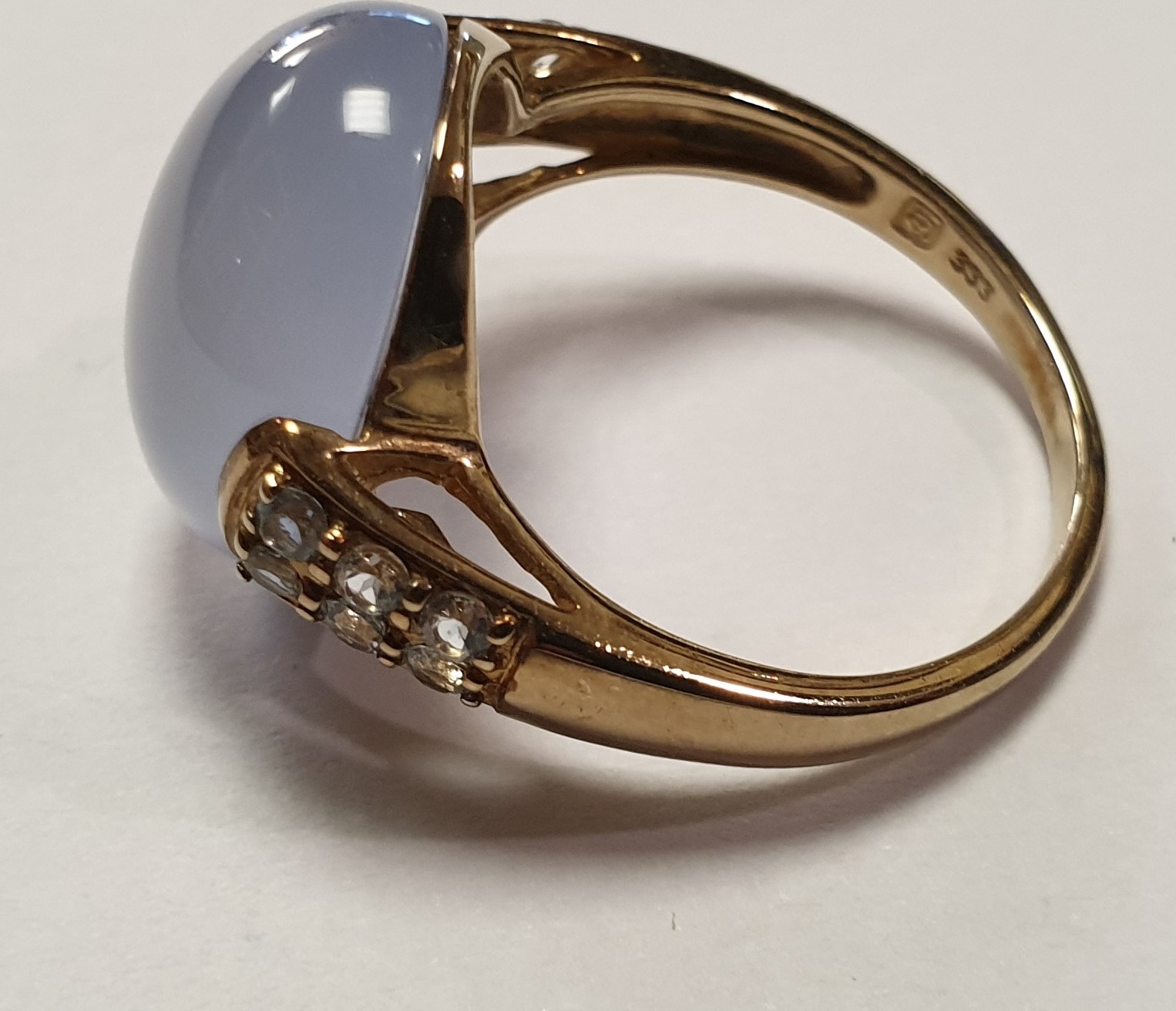 8 Karat Goldring 333er Gold Ring Gelbgold Damenring Halbedelstein Ma Shops