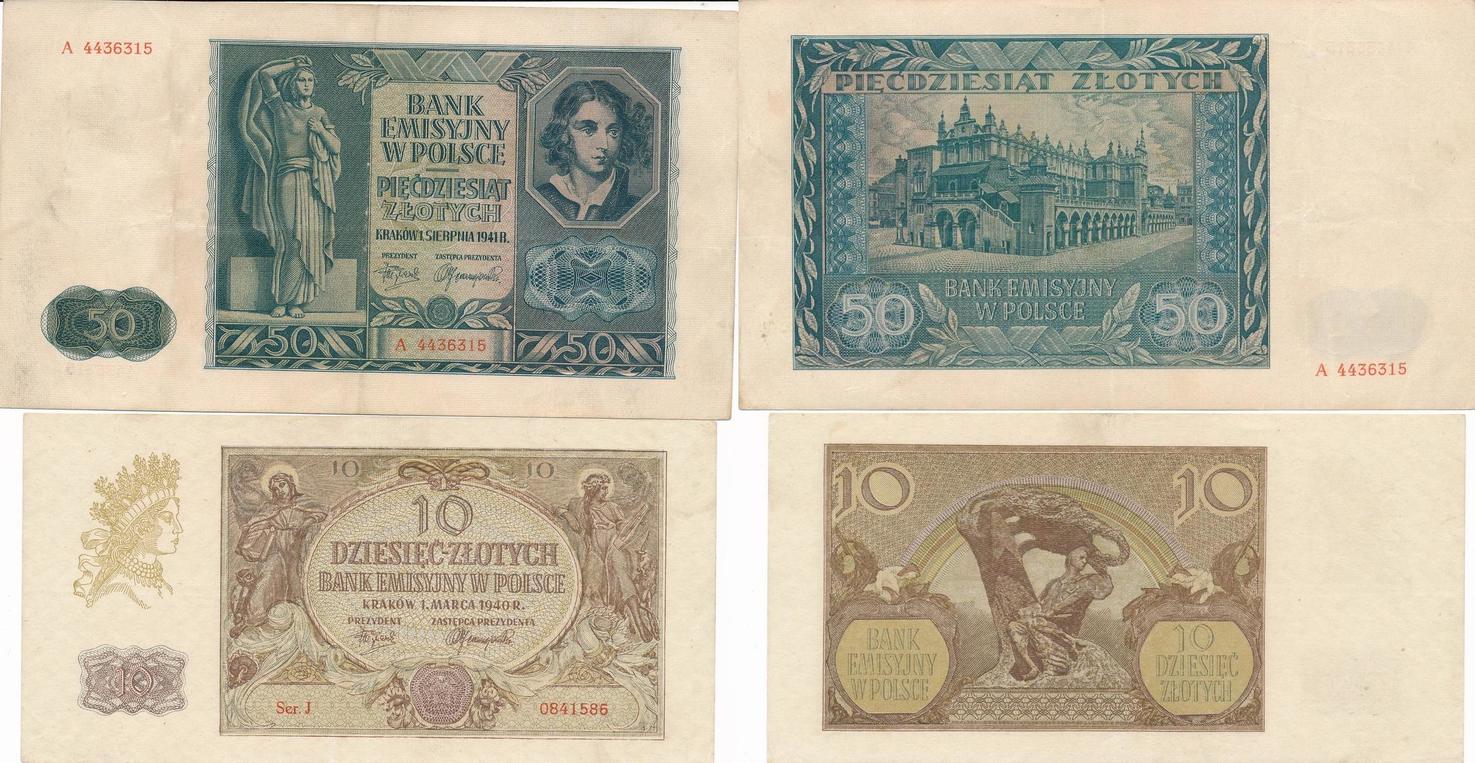 polen-10-und-50-zloty-1940-1941-geldschein-banknote-2-st-ck-polska-polsce-zlotych-vf-ef-ma-shops