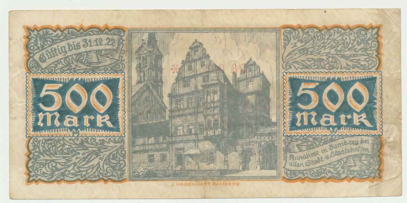 Лист марка с 500. 500 Марок 1922 Германия. 500 Марок Германия 1922 Bamberg. 500 000 Марок 1922 Германия нотгельд. Германия 500 марок 1922 год Дрезден.