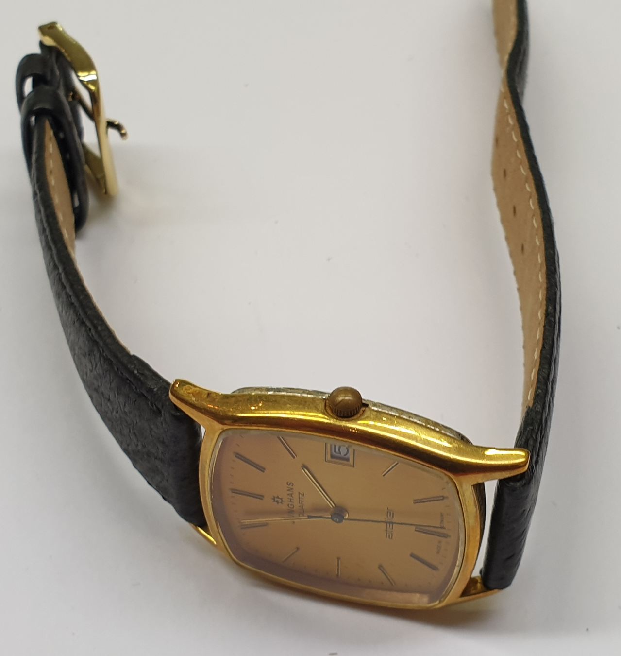 Junghans Vintage Gold Uhr Deutschland Mechanische Herrenuhr