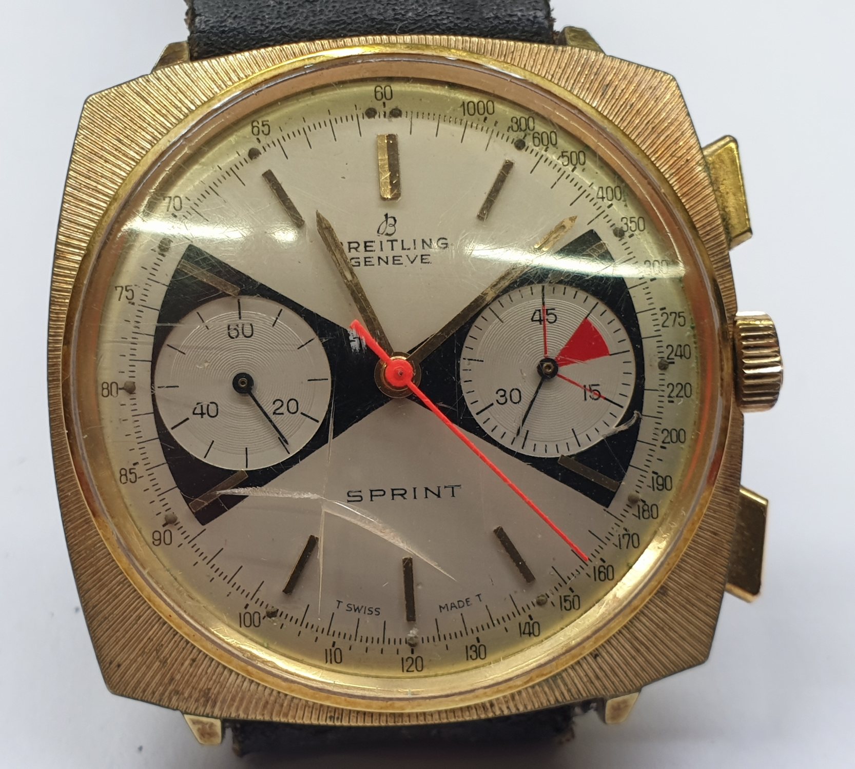 Schweiz um 1960-70 Breitling Sprint Armbanduhr 2009 Chronograph
