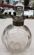 Alte 835 er Silber Glas Duft Parfüm Flasche HB Hermann Bauer Silberflasche
