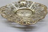 Silbeschale Antik Antike Schale 800 er Silber Behälter Jugendstil mit normalen Gebrauchsspuren