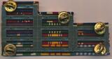 USA - Vereinigte Staaten v. Amerika Ordenband Ordenspange 1950- 1970er Jahre Ritterkreuz Eiserne Kreuz Kriegfliegerorden Vietnam Korea Kriege, 12 Orden EF