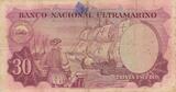 Portugiesisch Indien 30 Escudos 1959 Geldschein VF-