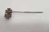 Deutschland Drittes Reich Militaria Orden Ehrenzeichen Anstecknadel 1939 Miniatur, Eisernes Kreuz 1. und 2. Klasse , 9 mm mit normlane Gebrauchsspuren