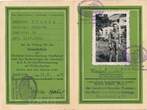 Deutschland Drittes Reich, Deutsches Reich II. Weltkrieg , Militaria 14.9.1936 Grundschein Urkunde, DLRG, D.L.R.G ; Moddrow, Bezirk Bütow Pommern EF