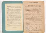 Deutsches Reich Deutschland Familien Stammbüchelchen ab 1886 Familien-Stammbuch, Sterbeurkunde 1936 IV , m. Rissen, F