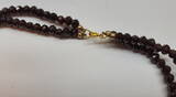 zweireihiges granatcollier Granat Kette Granatschmuck Granatkette mit normalen Gebrauchsspuren
