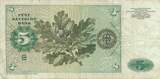 Deutschland BRD 5 Deutsche Mark DM 1980 Deutsche Bundesbank, Standardnote VF-