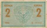 Österreich Ungarn 2 Kronen Korona 1914 V, F mit Rissen